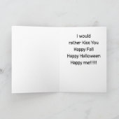 ハロウィーン/ハッピーミーの「キス」 カード (内部)