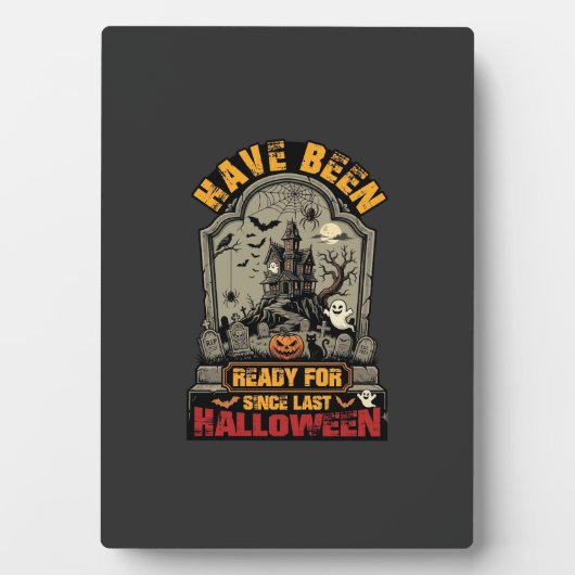 ハロウィーン ハロウィン お化け屋敷 墓石 フォトプラーク (正面)