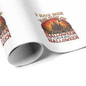 ハロウィーン ハロウィン かぼちゃ おばけ 城 不気味 ラッピングペーパー (ロールコーナー)