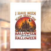 ハロウィーン ハロウィン かぼちゃ 魔法使い お城 怖い ウィンドウサイン (シート2)