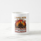 ハロウィーン ハロウィン かぼちゃ 魔法使い お城 怖い コーヒーマグカップ (中央)