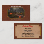 ハロウィーン – ハロウィーンの前夜 名刺 (正面/裏面)