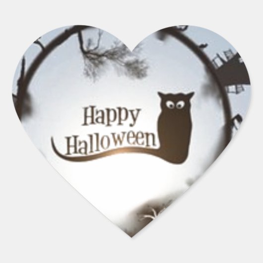 ハロウィーン ハートシール (正面)