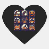 ハロウィーン ハートシール (正面)