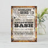 ハロウィーン·バッシュ·パーティの招待状 招待状 (スタンド正面)