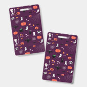 ハロウィーン バッジ (正面＆裏面)
