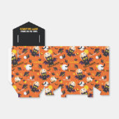 ハロウィーン バンパイア コウモリ 満月 お菓子入れ ボックス (折り畳みなし)