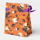 ハロウィーン バンパイア コウモリ 満月 お菓子入れ ボックス (裏面サイド)