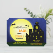 ハロウィーン·バ幽霊のよく出るッシュ城|こうもり|月 招待状 (スタンド正面)