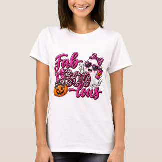 ハロウィーン パンプキンでファブブー Tシャツ