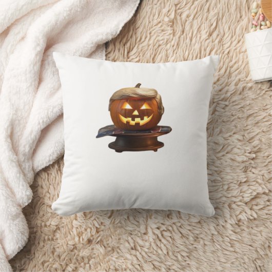 ハロウィーン、パンプキントランプキン、ハロウィーンを素晴らし作る クッション (ブランケット)