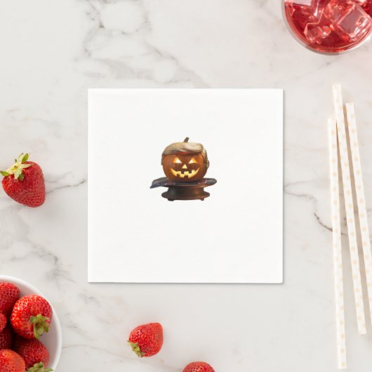 ハロウィーン、パンプキントランプキン、ハロウィーンを素晴らし作る スタンダードカクテルナプキン (インサイチュ)