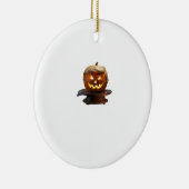 ハロウィーン、パンプキントランプキン、ハロウィーンを素晴らし作る セラミックオーナメント (右)