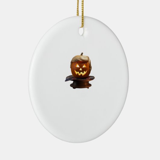 ハロウィーン、パンプキントランプキン、ハロウィーンを素晴らし作る セラミックオーナメント (右)