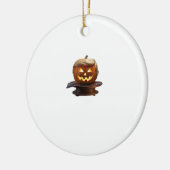 ハロウィーン、パンプキントランプキン、ハロウィーンを素晴らし作る セラミックオーナメント (左)