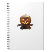 ハロウィーン、パンプキントランプキン、ハロウィーンを素晴らし作る ノートブック (正面)