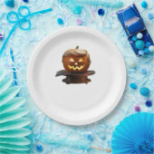ハロウィーン、パンプキントランプキン、ハロウィーンを素晴らし作る ペーパープレート (パーティー)