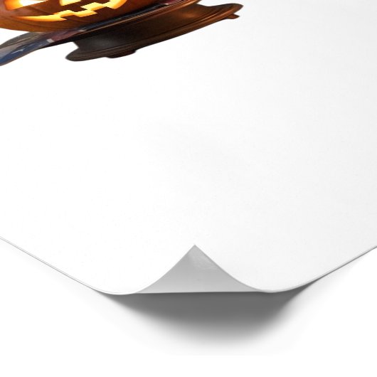 ハロウィーン、パンプキントランプキン、ハロウィーンを素晴らし作る ポスター (角)