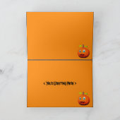 ハロウィーン・パンプキン・スターレス（写真立て） カード (内部)