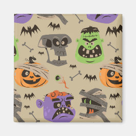 ハロウィーン ビンテージ パターン マグネット
