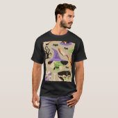 ハロウィーン ビンテージ パターン Tシャツ (正面フル)