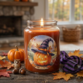 ハロウィーン ビンテージ パンプキンステッカー ラウンドシール