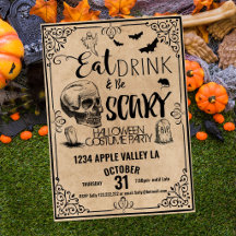 ハロウィーン ビンテージ パーティー Eat Drink and Be Scary