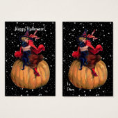 ハロウィーン：ファイナルフロンティアギフトラベル (正面&裏面)