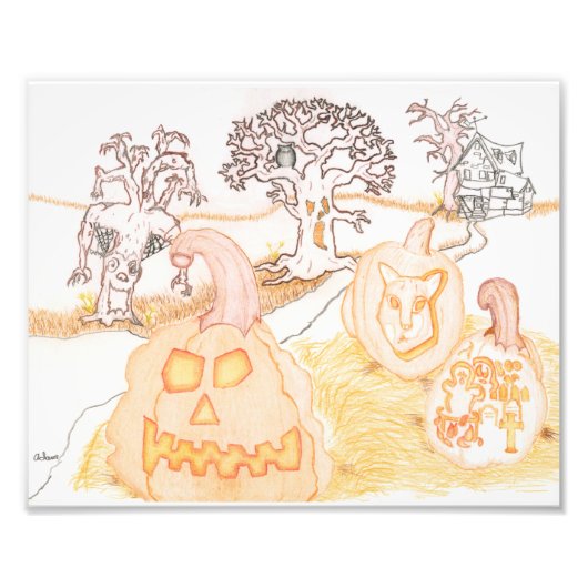 ハロウィーン – フォトプリント (正面)