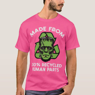 ハロウィーン フランケンシュタイン リサイクルパーツ コスチューム メンズ Tシャツ