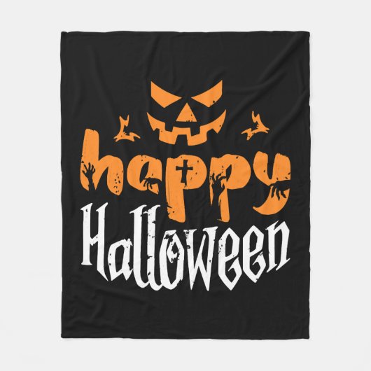 ハロウィーン フリースブランケット (正面)