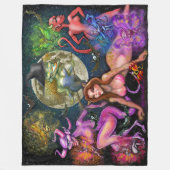 ハロウィーン フリースブランケット (正面)