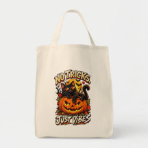 ハロウィーン ブラックキャット パンプキン ノートリック ジャストバイブス