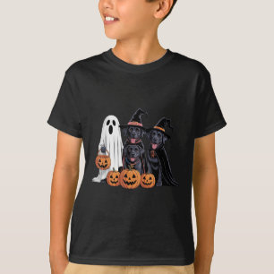 ハロウィーン ブラックラブラドール パンプキン スプーク Tシャツ