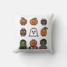 ハロウィーン ブロックヘッド モンスター クッション