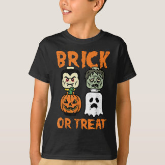 ハロウィーン ブロック オア トリート ビルディングブロック コスチューム Tシャツ