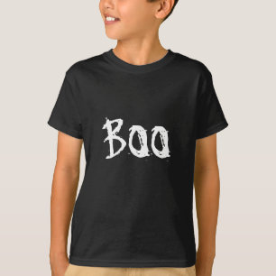 ハロウィーン·ブー·キッズ·ブラックTシャツ Tシャツ