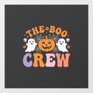 ハロウィーン・ブー・クルー・ゴースト・パンプキン・デザイン_1 ウィンドウサイン