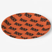 ハロウィーン・ブー！パーティー紙プレート ペーパープレート (アングル)