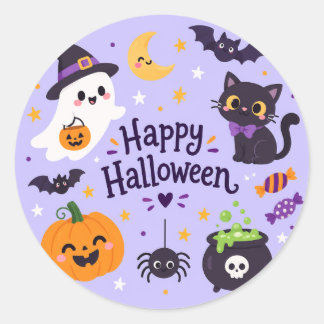 ハロウィーン ブー ラウンドシール