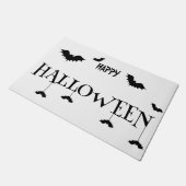 ハロウィーン"ブー"怖いこうもり ドアマット (アングル)