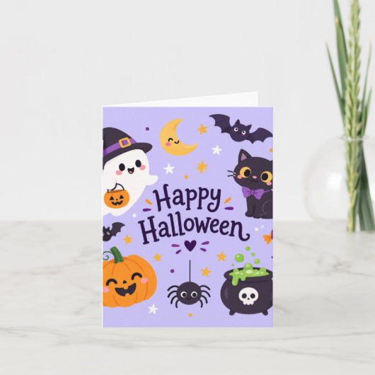 ハロウィーン+ブー 招待状 (正面)