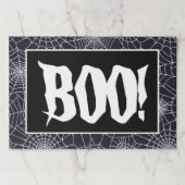 ハロウィーン・ブー！紙ランチョンマット ペーパーパッド (正面)