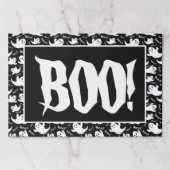 ハロウィーン・ブー！紙ランチョンマット ペーパーパッド (正面)