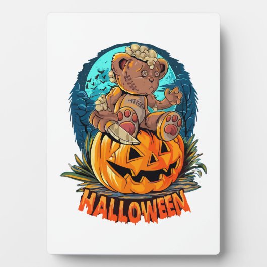 ハロウィーン・ベア・キラー フォトプラーク (正面)