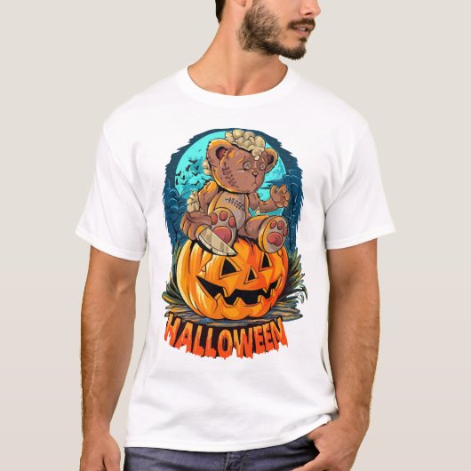 ハロウィーン・ベア・キラー Tシャツ (正面)