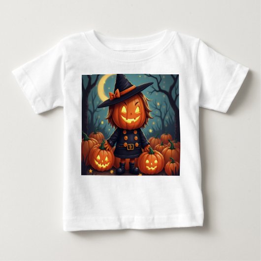 ハロウィーン ベビーTシャツ (正面)