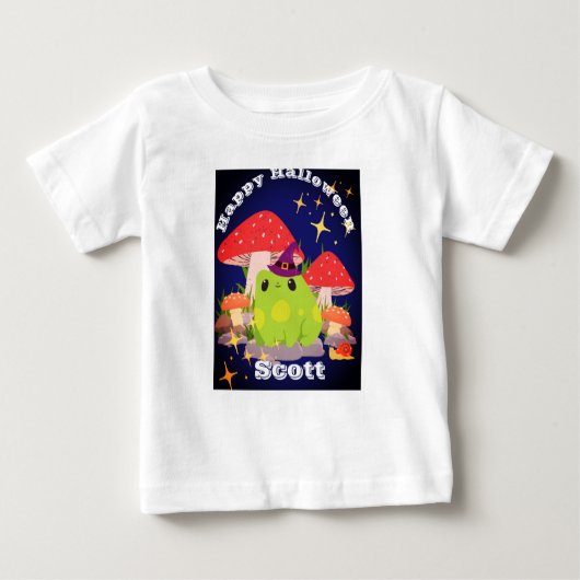 ハロウィーン ベビーTシャツ (正面)