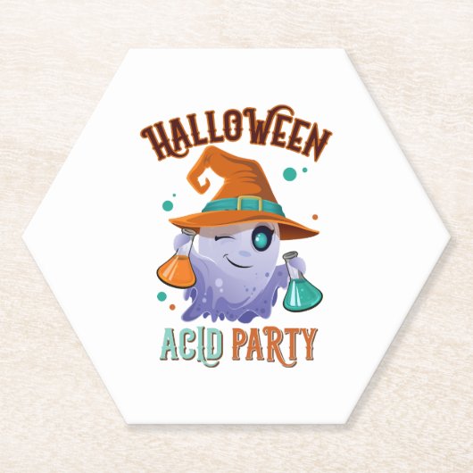ハロウィーン ペーパーコースター (正面)