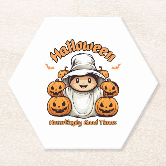 ハロウィーン ペーパーコースター (正面)